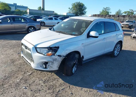 2015 Mitsubishi Outlander Sport Es from USA, damaged, VIN 4A4AP3AW5FE054774